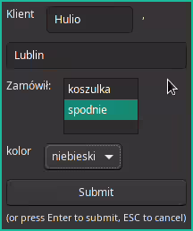 Formularz